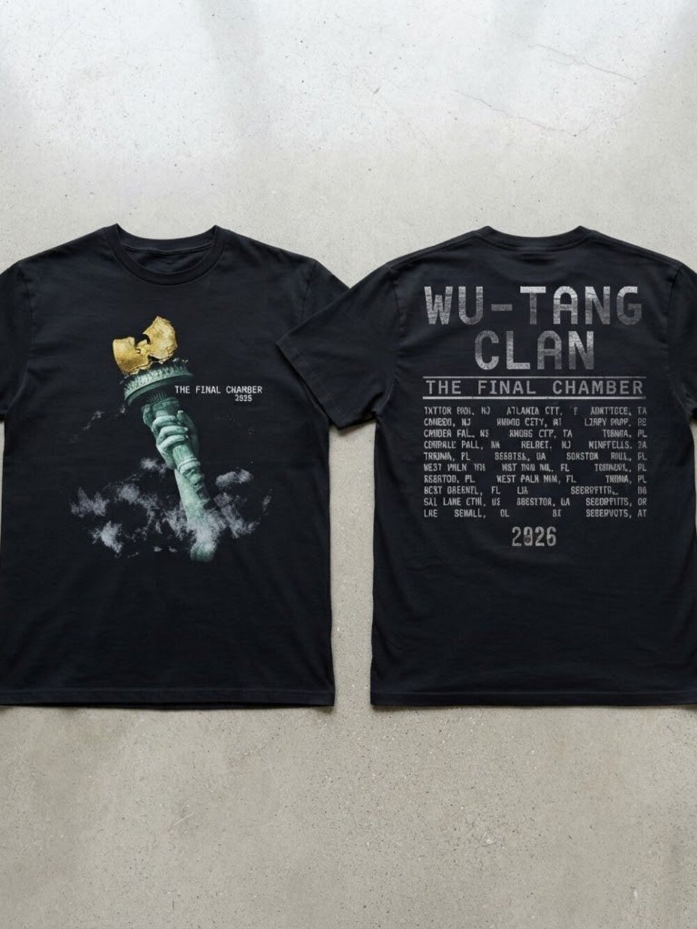 Wu-Tang Clan The Final Chamber 2026 Tour T-Shirt